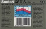 Compact Cassette Scotch XS II-S 90 Type II Chrome 1990 Europe