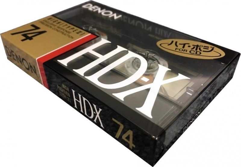 Compact Cassette Denon HD-X 74 "HD-X74P" Type II Chrome 1989 Japan