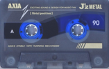 Compact Cassette AXIA J`z Metal 90 "JZMG 90" Type IV Metal 1997 Japan
