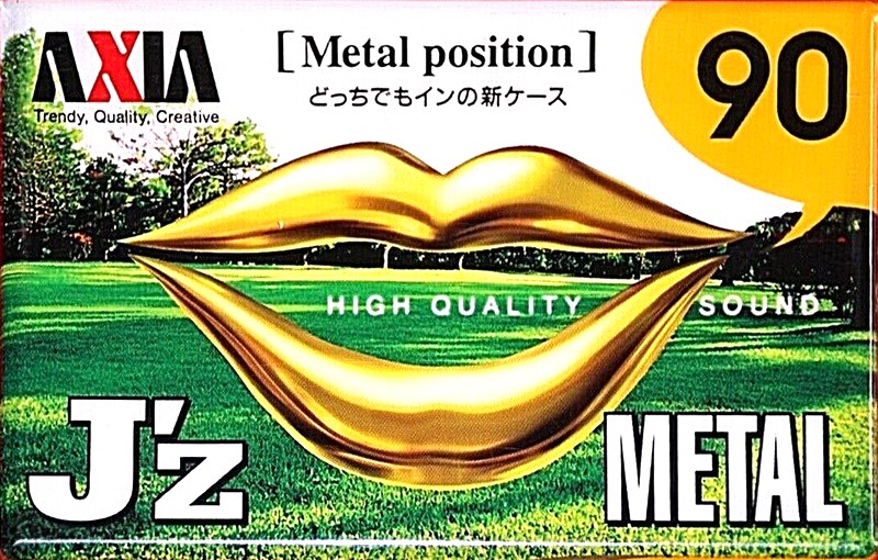 Compact Cassette AXIA J`z Metal 90 "JZMG 90" Type IV Metal 1997 Japan