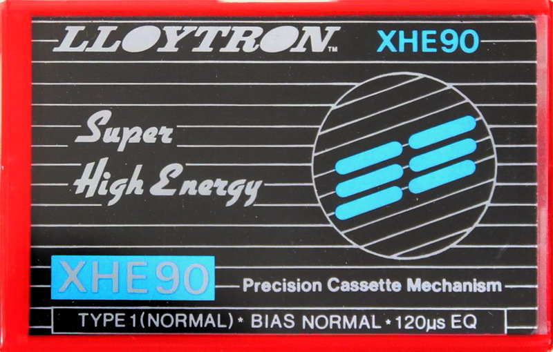 Compact Cassette Lloytron XHE 90 Type I Normal 1994 Europe