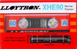 Compact Cassette Lloytron XHE 90 Type I Normal 1994 Europe