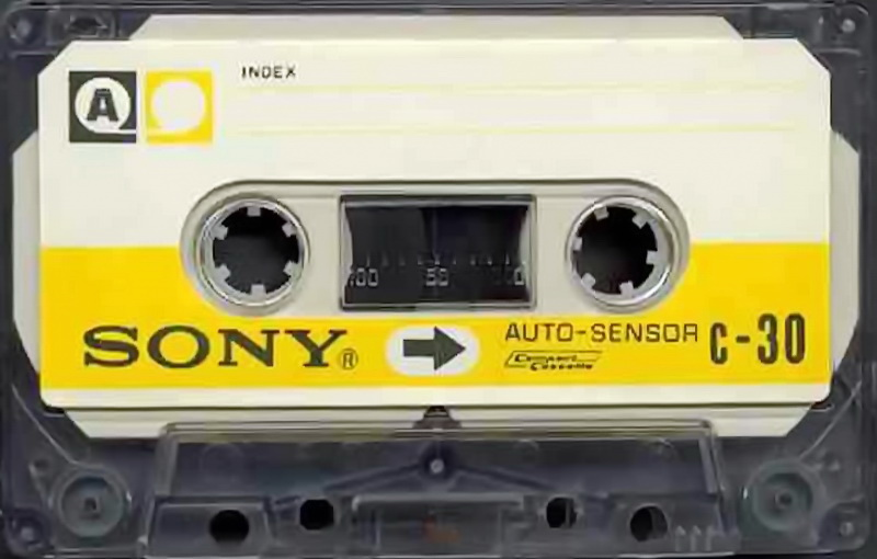 Compact Cassette Sony 30 Type I Normal 1968 Japan
