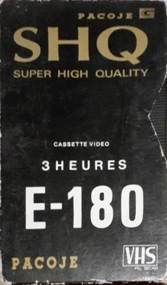 VHS, Video Home System Pacoje SHQ 180 Type I Normal France