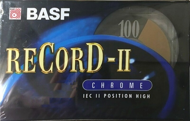 Compact Cassette BASF Record II 100 Type II Chrome 1997 Europe