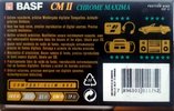 Compact Cassette BASF CM II Chrome Maxima 60 Type II Chrome 1995 Brazil