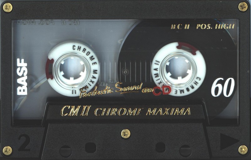 Compact Cassette BASF CM II Chrome Maxima 60 Type II Chrome 1995 Brazil