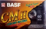 Compact Cassette BASF CM II Chrome Maxima 60 Type II Chrome 1995 Brazil