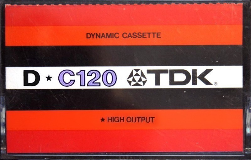 Compact Cassette TDK D 120 Type I Normal 1972 Europe, USA