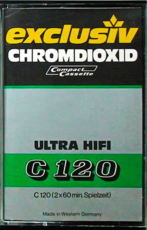 Compact Cassette Exclusiv 120 Type II Chrome 1984 Germany