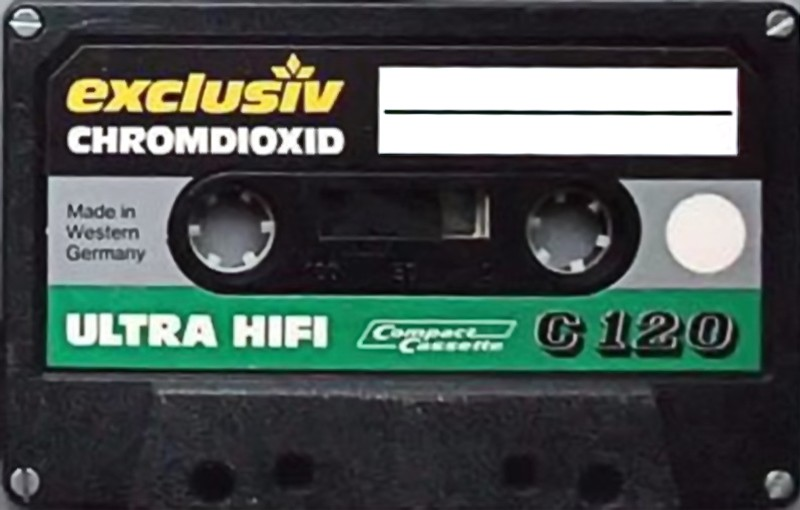 Compact Cassette Exclusiv 120 Type II Chrome 1984 Germany