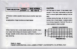 Compact Cassette Fisher LN 60 Type I Normal 1982 USA