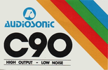 Compact Cassette Audiosonic 90 Type I Normal Hong Kong