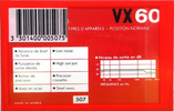 Compact Cassette Voxman VX 60 Type I Normal 1986 Worldwide