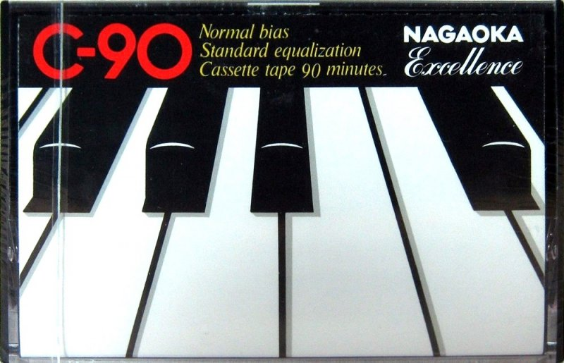 Compact Cassette Nagaoka Excellence 90 Type I Normal 1978 Japan