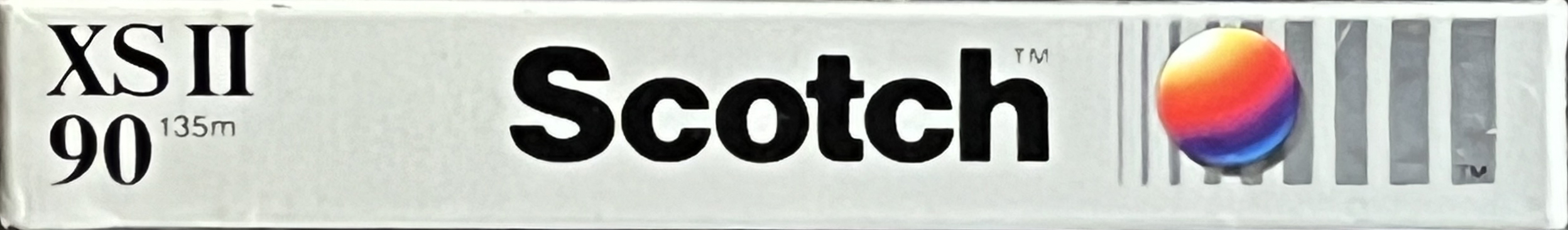 Compact Cassette Scotch XS II 90 Type II Chrome 1990 Worldwide