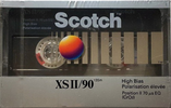 Compact Cassette Scotch XS II 90 Type II Chrome 1990 Worldwide