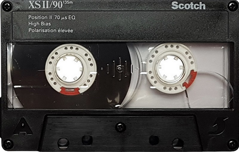 Compact Cassette Scotch XS II 90 Type II Chrome 1990 Worldwide