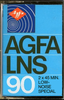 Compact Cassette AGFA LNS 90 Type I Normal 1975 Europe