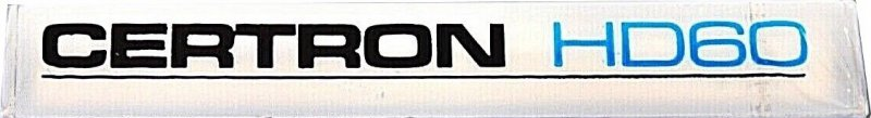 Compact Cassette Certron HD 60 Type I Normal 1976 Hong Kong