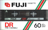 Compact Cassette Fuji DR 60 Type I Normal 1985 Europe
