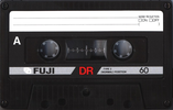 Compact Cassette Fuji DR 60 Type I Normal 1985 Europe