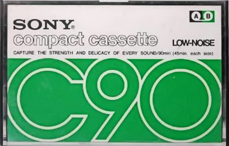 Compact Cassette Sony 90 Type I Normal 1973 Japan
