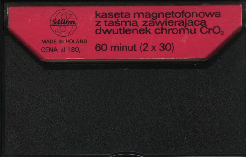 Compact Cassette Stilon 60 Type II Chrome Poland