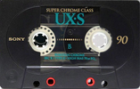 Compact Cassette Sony UX-S 90 Type II Chrome 1992 Europe
