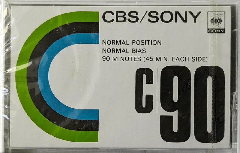 Compact Cassette CBS / Sony 90 Type I Normal 1973 Japan