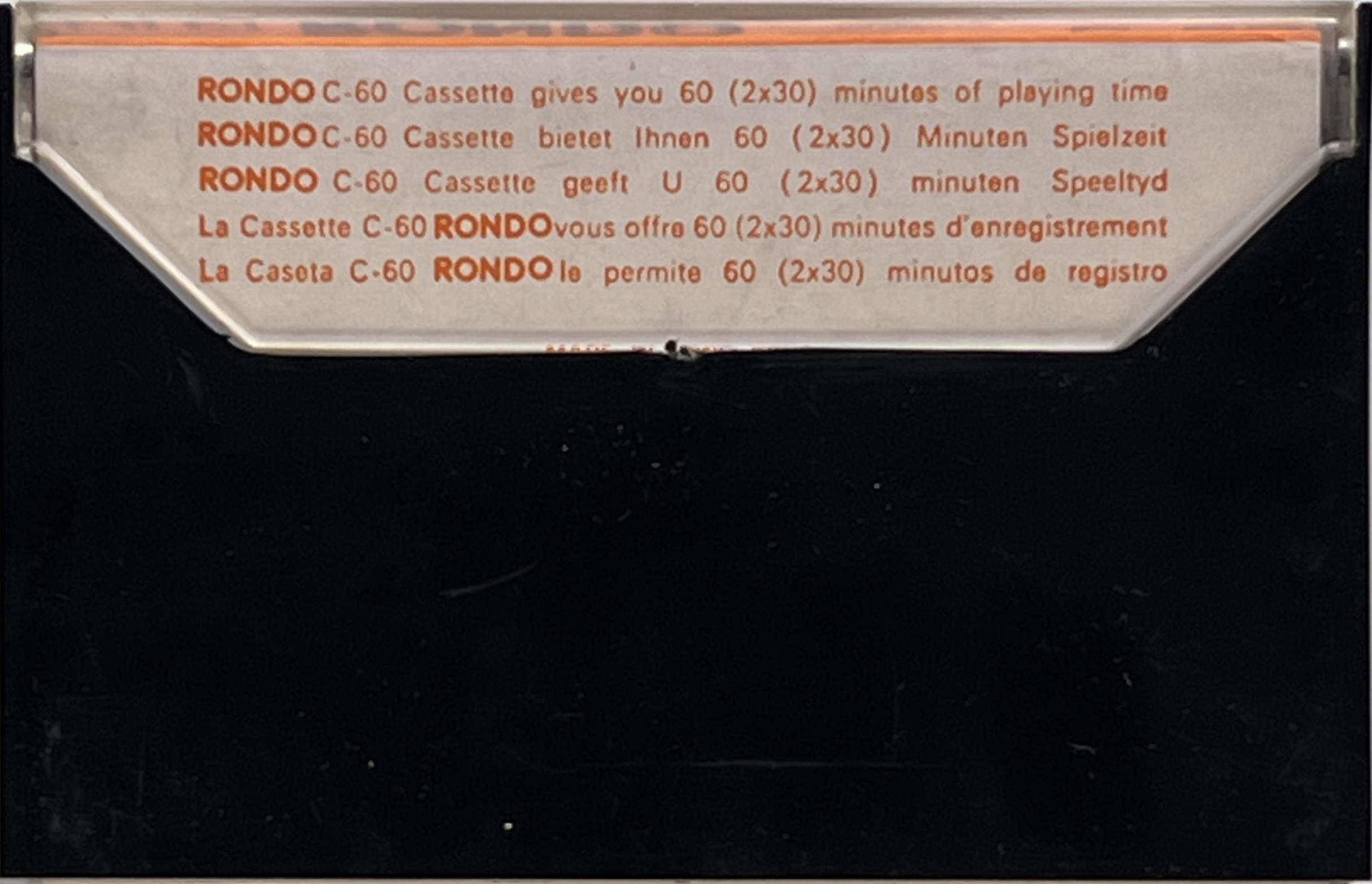 Compact Cassette Rondo 60 Type I Normal Europe