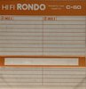 Compact Cassette Rondo 60 Type I Normal Europe