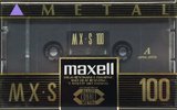 Compact Cassette Maxell MX-S 100 Type IV Metal 1994 North America