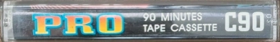 Compact Cassette PRO 90 Type I Normal Unknown Country