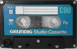 Compact Cassette Grundig Studio-Cassette 90 Type I Normal 1976 Germany