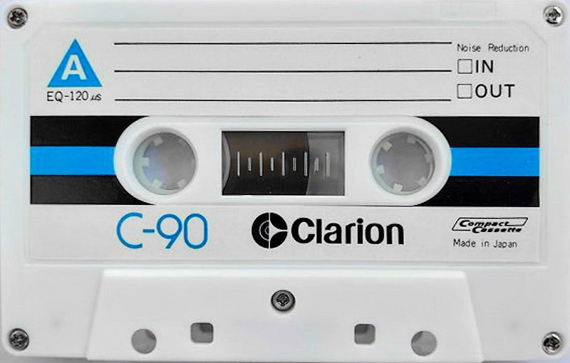 Compact Cassette Clarion 90 Type I Normal 1978 Japan