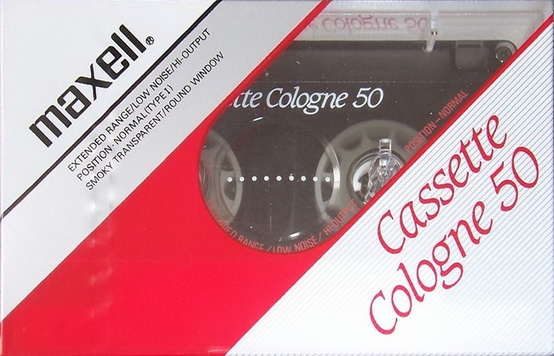 Compact Cassette Maxell Cologne 50 Type I Normal 1988 Japan