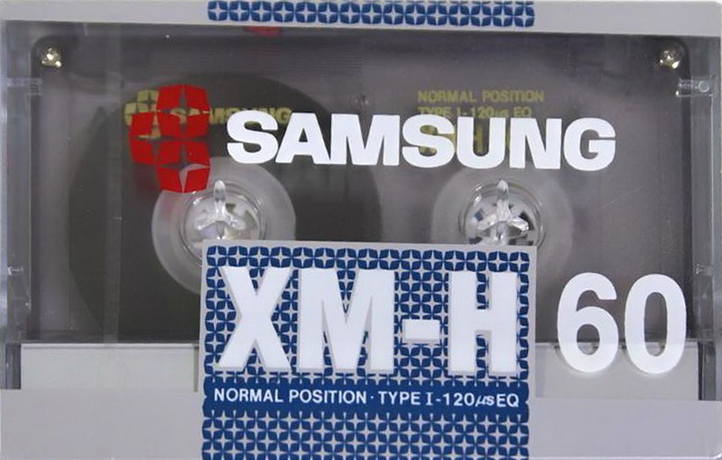 Compact Cassette Samsung XM-H 60 Type I Normal 1988 South Korea