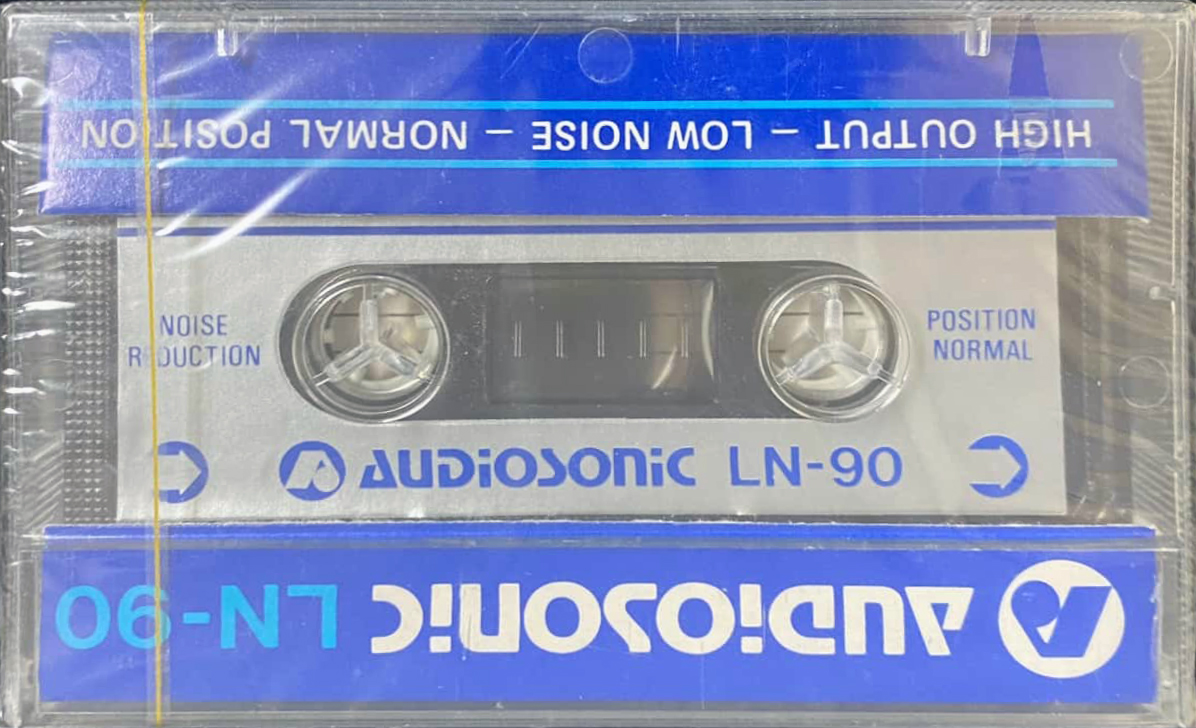 Compact Cassette Audiosonic 90 Type I Normal 1986 Australia