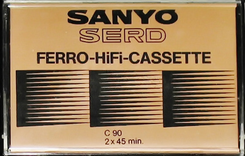 Compact Cassette Sanyo Serd 90 Type I Normal 1980 Europe