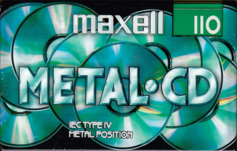 Compact Cassette Maxell Metal CD 110 Type IV Metal 1998 Europe