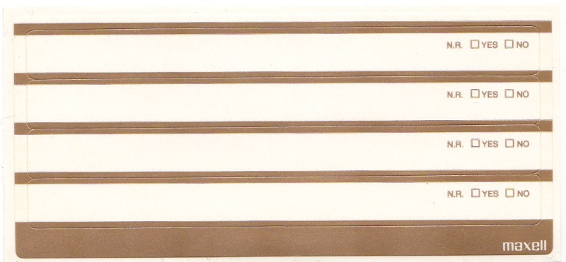 Compact Cassette Maxell Metal CD 110 Type IV Metal 1998 Europe