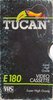 VHS, Video Home System Tucan 180 Type I Normal 1993 Germany