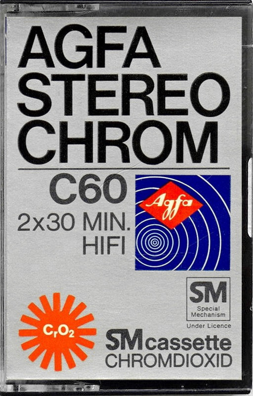 Compact Cassette AGFA Stereochrom 60 Type II Chrome 1978 Europe