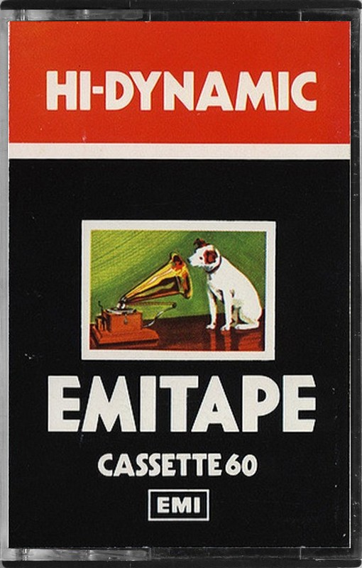 Compact Cassette EMITAPE HI-DYNAMIC 60 Type I Normal 1975 Europe