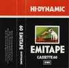 Compact Cassette EMITAPE HI-DYNAMIC 60 Type I Normal 1975 Europe