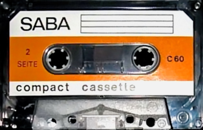 Compact Cassette Saba 60 Type I Normal Germany