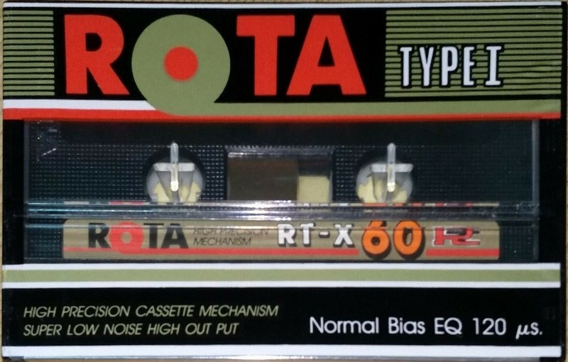 Compact Cassette ROTA RT-X 60 Type I Normal Thailand
