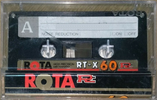 Compact Cassette ROTA RT-X 60 Type I Normal Thailand