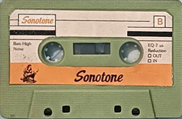 Compact Cassette Sonotone Type II Chrome 1986 India